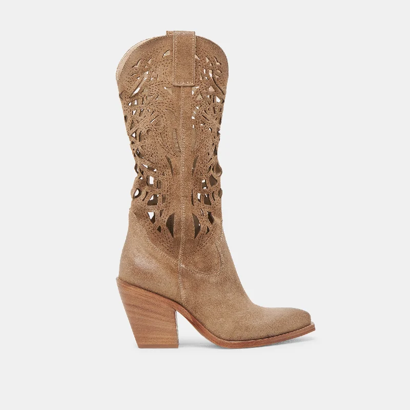 WAYLAN BOOTS SAND SUEDE