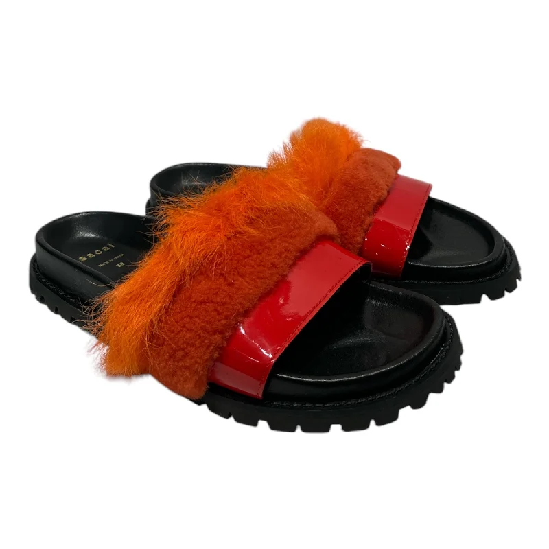 Sacai/Sandals/US 7/Leather/BLK/