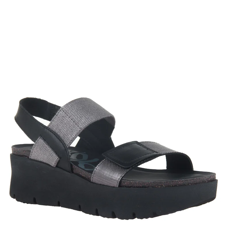 OTBT - NOVA in BLACK Wedge Sandals