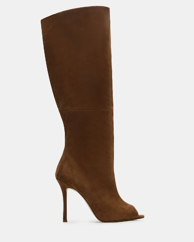 PEGGIE CHESTNUT SUEDE