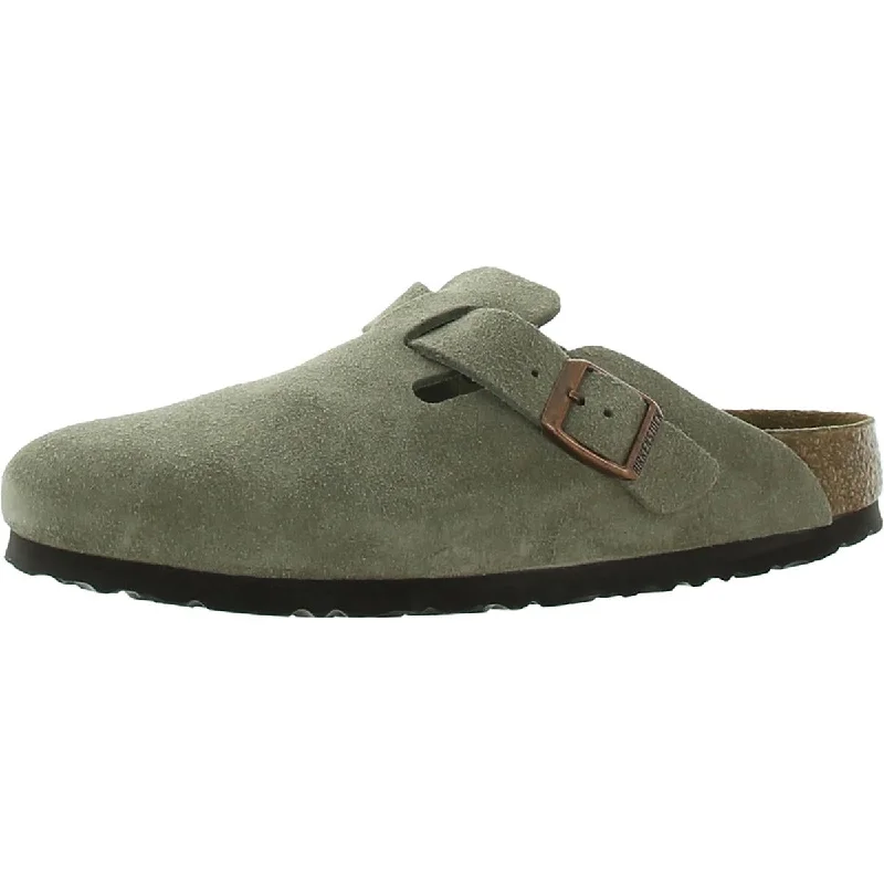 Birkenstock Mens Suede Slip On Mule Sandals