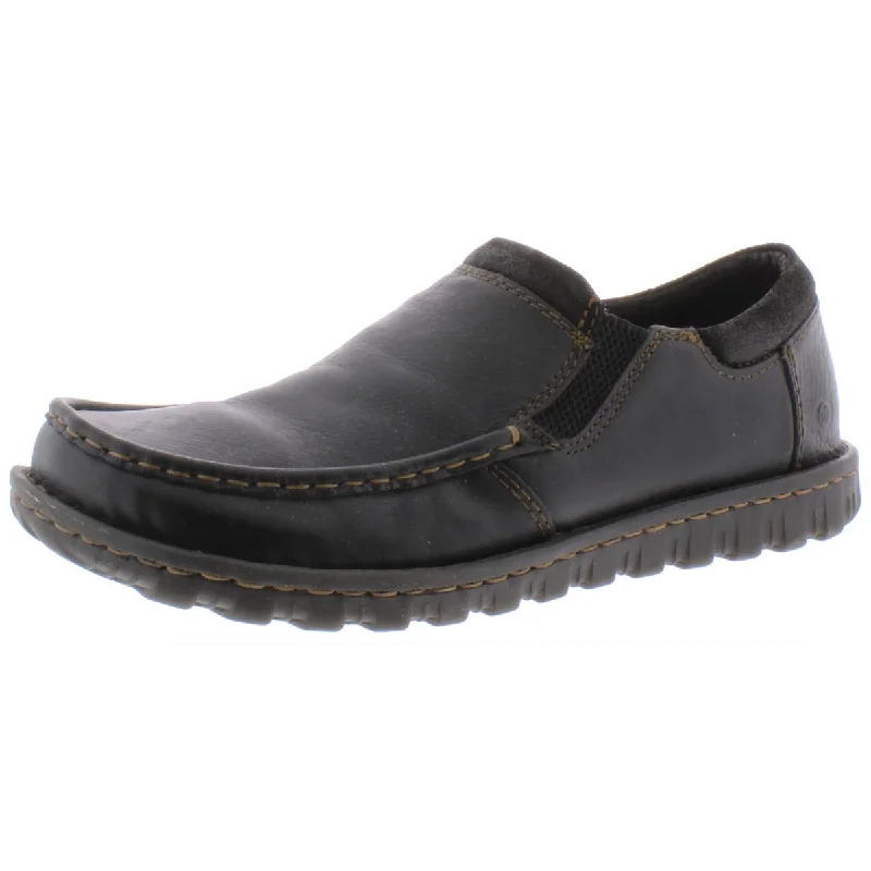 Born Mens Gudmund Leather Slip On Loafers