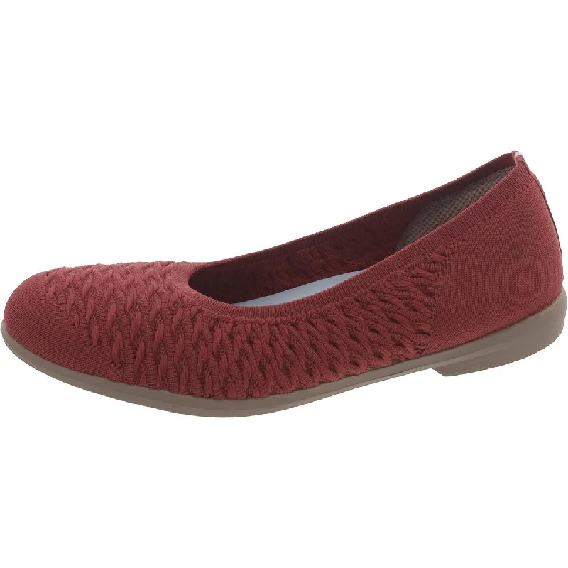 Bzees Womens Khloe Casual Slip On Ballet Flats