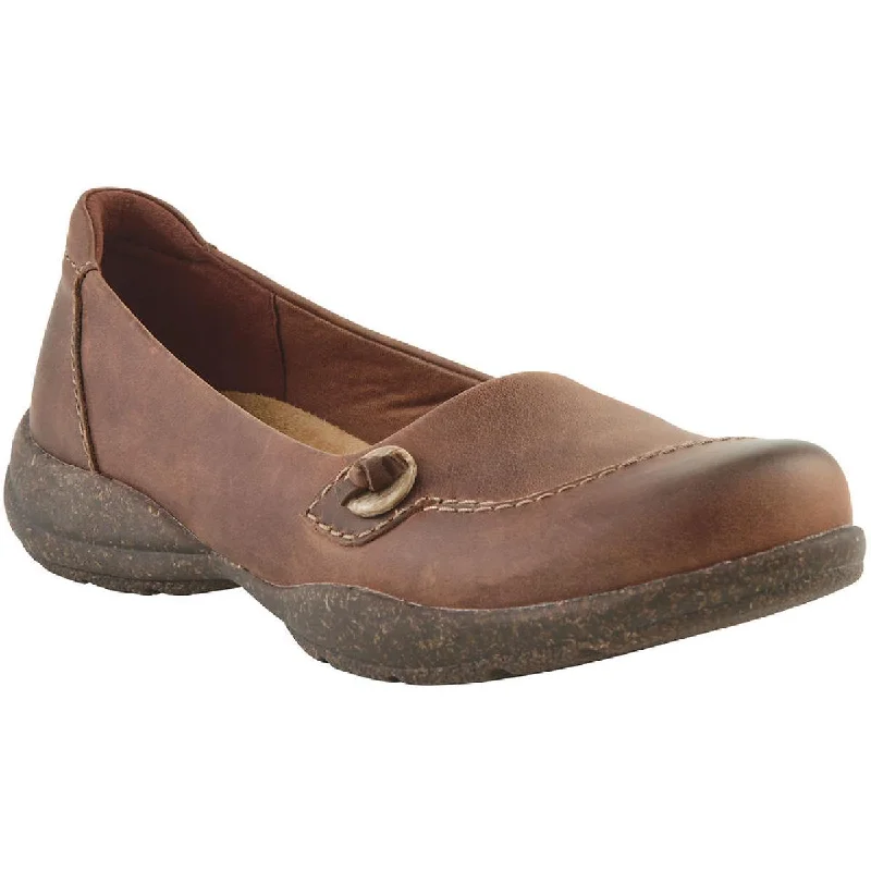 Clarks Womens Roseville Leather Suede Loafers