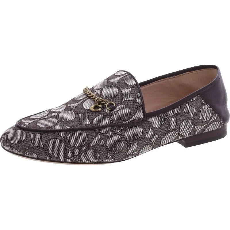 Coach Womens Hanna Embelished Slip On Loafers