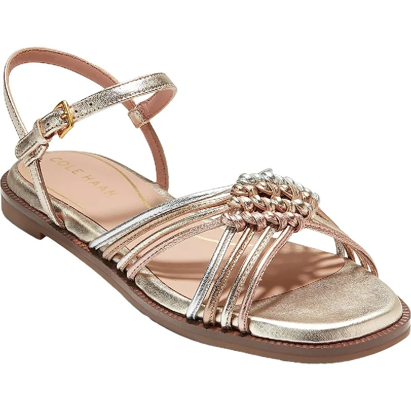 Cole Haan Womens JITNEY KNOT SANDAL Leather Slingbacks Strappy Sandals