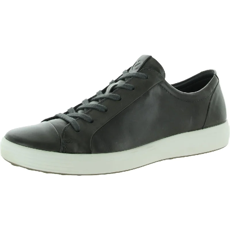 ECCO Mens Soft Leather Lifestyle Athletic and Training Shoes