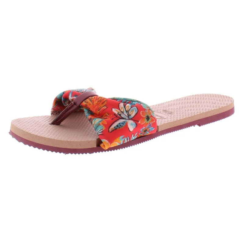 Havaianas Womens You Saint Printed Summer Thong Sandals