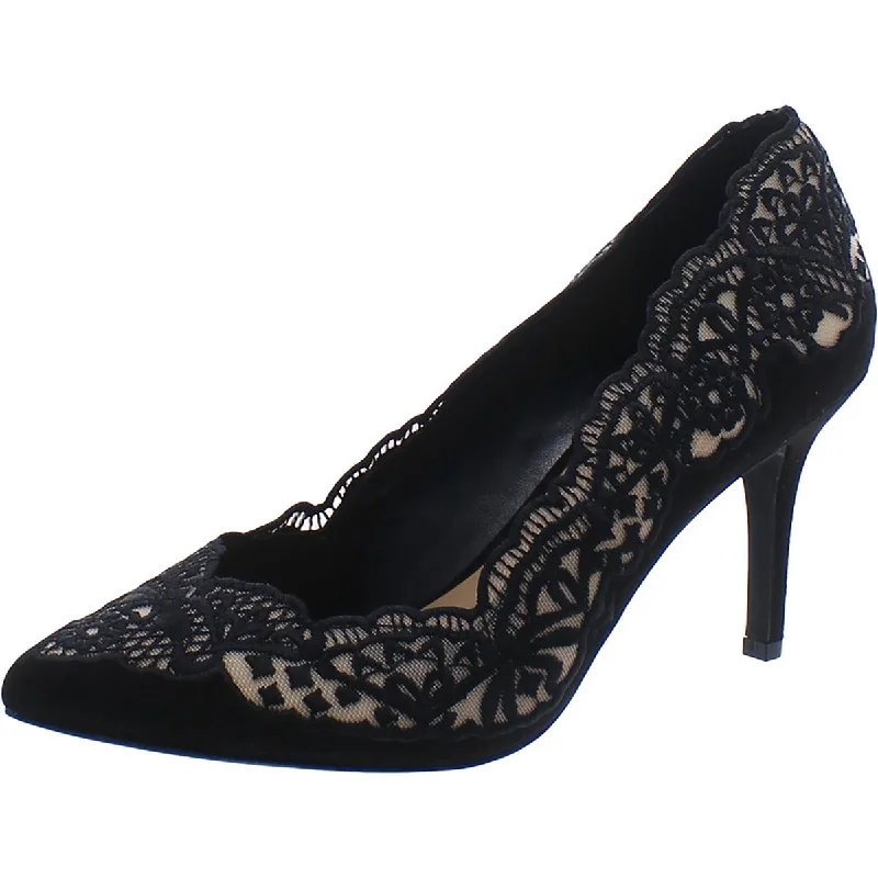 INC Womens ZITAH 30 Lace Pointed toe Pumps