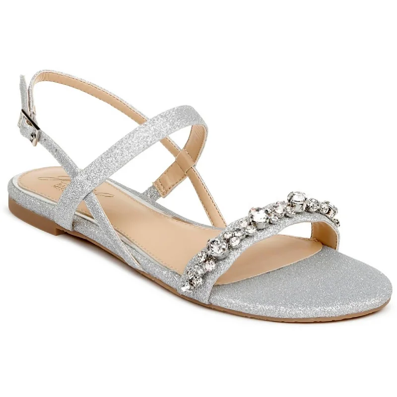 Jewel Badgley Mischka Womens OSMOND Dressy Lifestyle Flatform Sandals