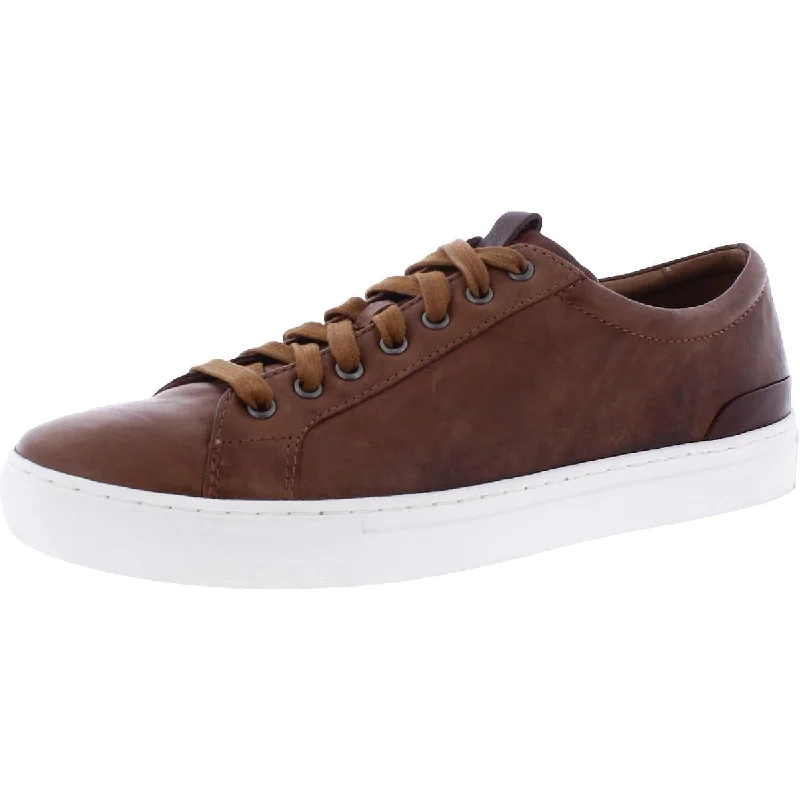 Johnston & Murphy Mens Banks Leather Lace-Up Derby Shoes