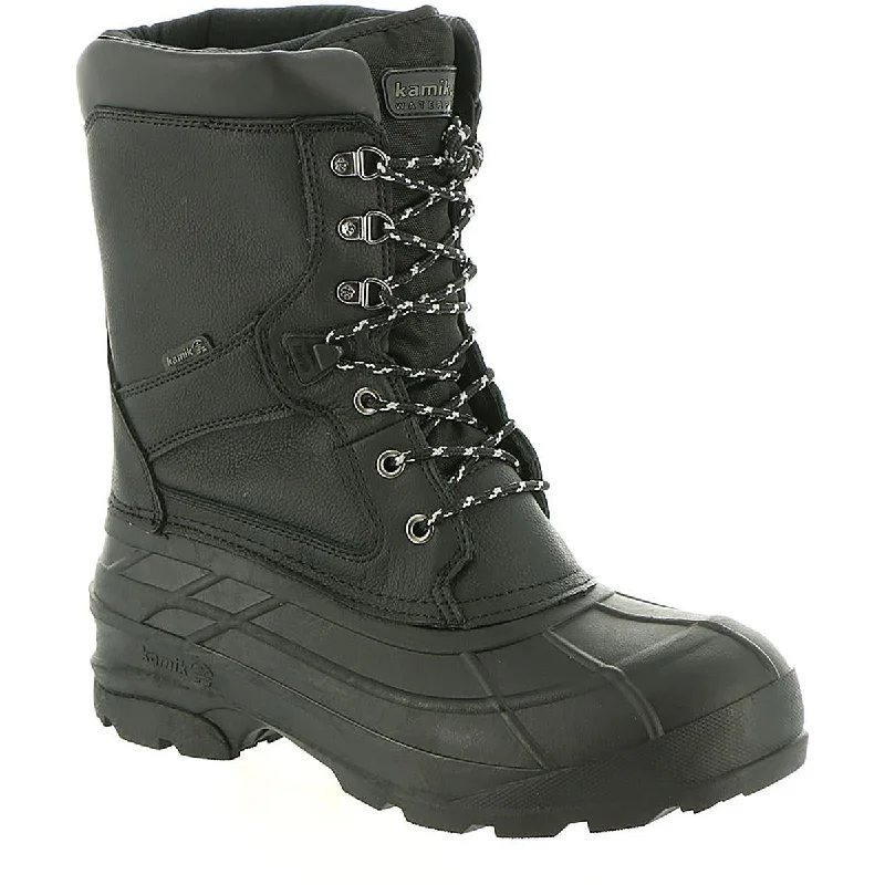 Kamik Mens Nation Pro Leather Insulated Winter & Snow Boots