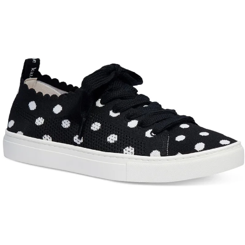 Kate Spade New York Womens Abbie Knit Lace-up Casual and Fashion Sneakers