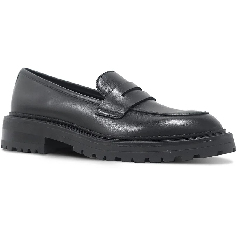 Kenneth Cole New York Womens Fatima Leather Lug Sole Loafers