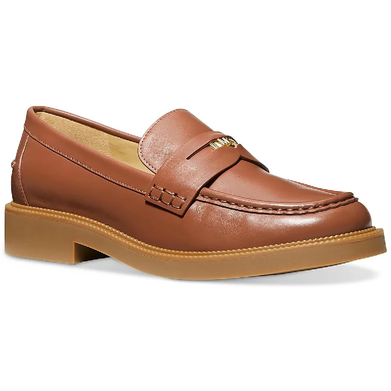 MICHAEL Michael Kors Womens EDEN Leather Round toe Loafers