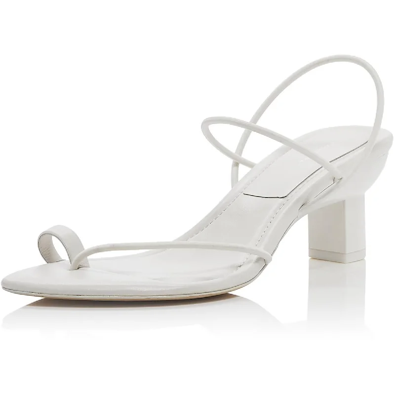 Philip Lim Womens VERONA Leather Slip On Slingback Sandals