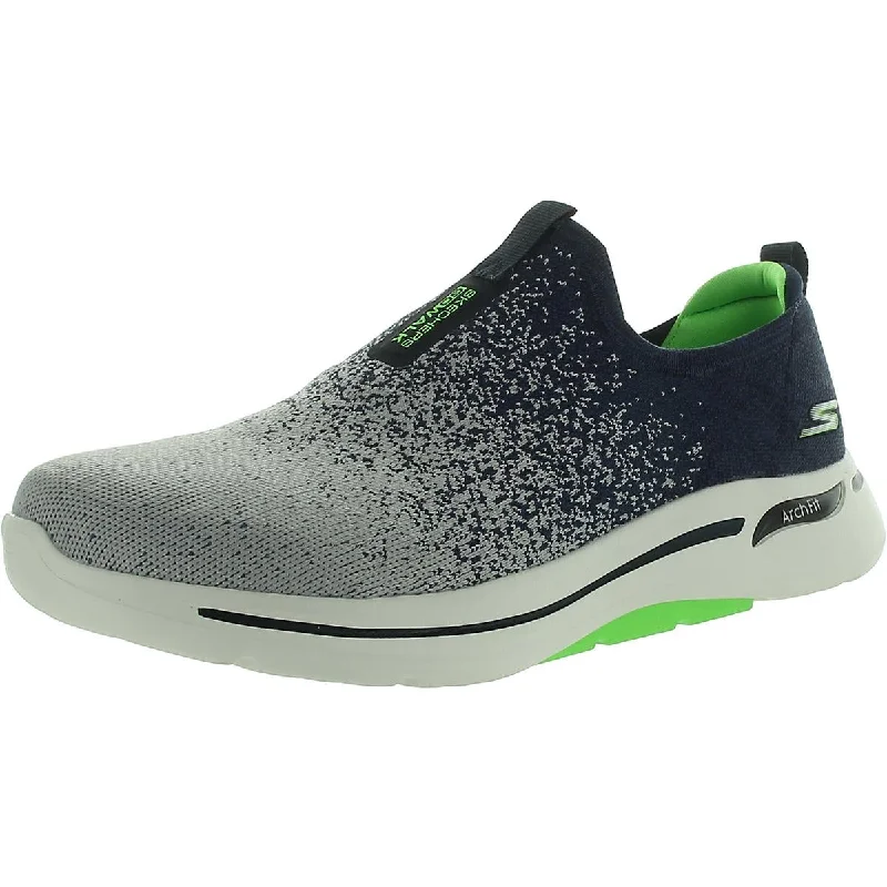 Skechers Mens Go Walk Arch Fit-Linear Axis Slip On Running & Training Shoes