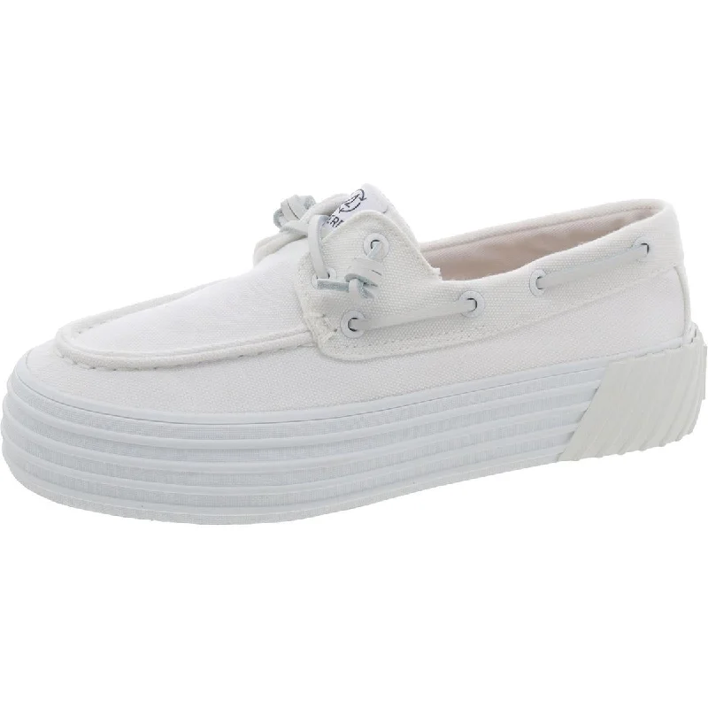 Sperry Womens Bahama 2 Canvas Slip On Boat Shoes