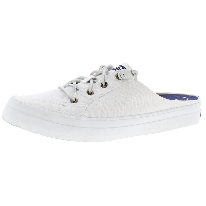 Sperry Womens Crest Vibe Canvas Flat Mules