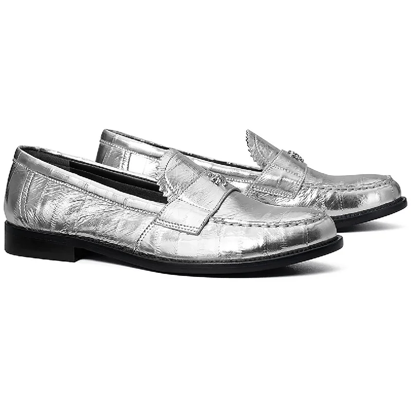 Tory Burch Womens Leather Slip On Loafers