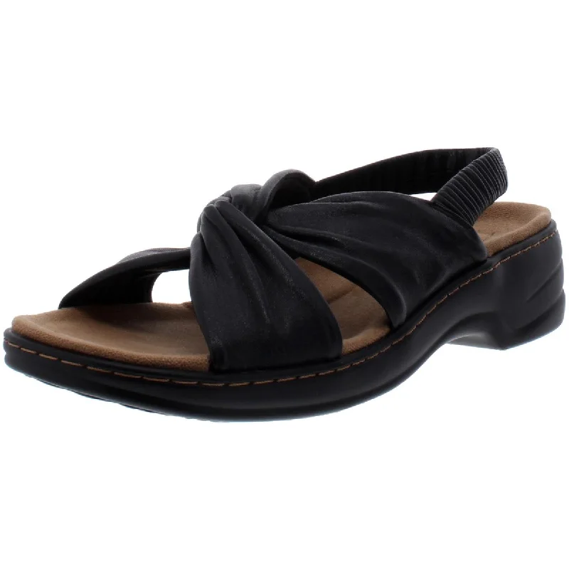 Trotters Womens Nella Leather Comfort Slingback Sandals