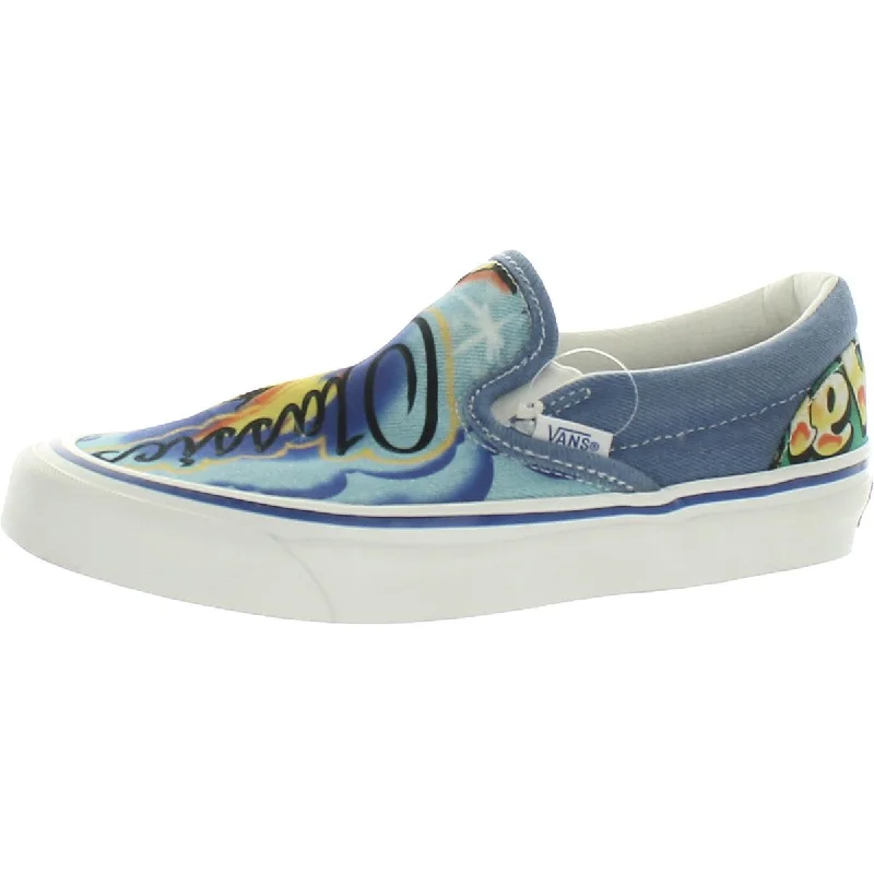 Vans Mens Classic SlipOn 98 DX Printed Canvas Skate Shoes