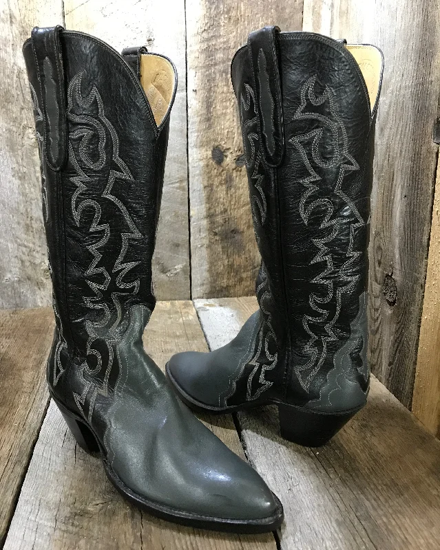 All Kangaroo Black & Gray  Falconhead Women's Classic Boot 1207