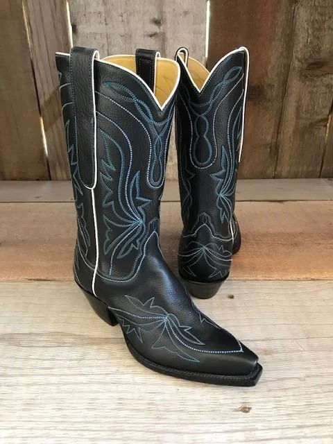 Black Deer  Stitch All Over Tres Outlaws Women's Classic Boot 4-11