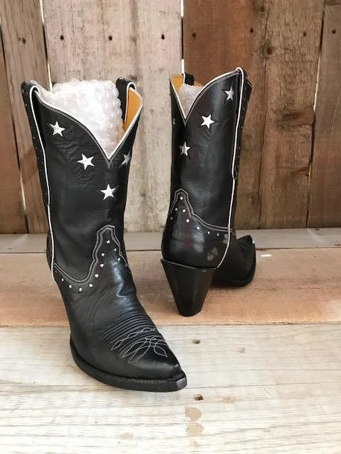 Black Kangaroo & Raised Stars Tres Outlaws Women's Classic  2517@