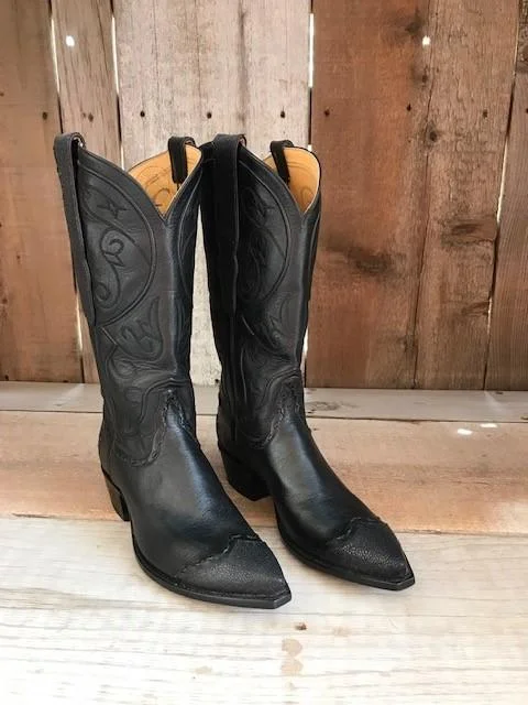 Black Kangaroo  Stingray Tres Outlaws Women's Classic Boot 2535@