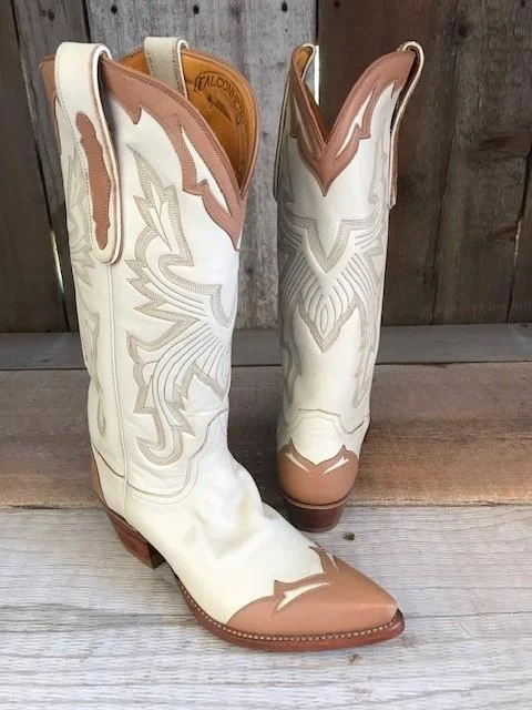 Bone & Tan  Kangaroo Tres Outlaws Women's Classic Boot  1198@