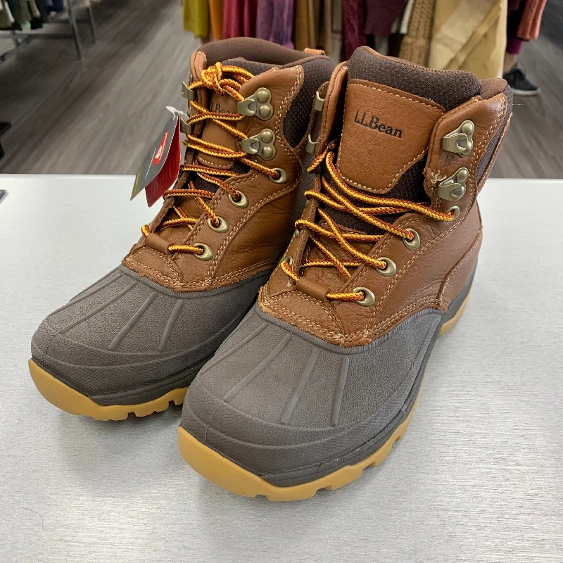 Boots Hiking By L.l. Bean In Brown, Size: 8