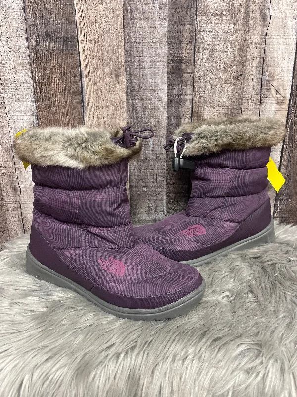 Boots Snow By The North Face In Purple, Size: 10