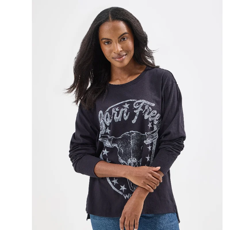 Wrangler Born Free Skull Tee