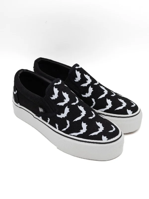 Chill Batty Slip On - Black and White -  Y.R.U.