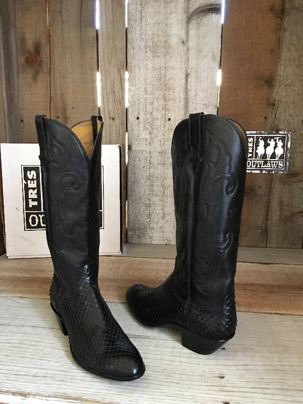 Anaconda Black  Women's Tres Outlaws Boot 1923