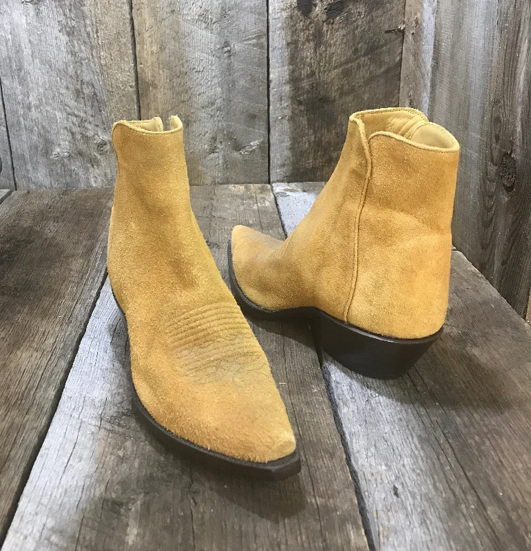 Golden Rough Out  Tres Outlaws Flamingo Zip Boot 1570