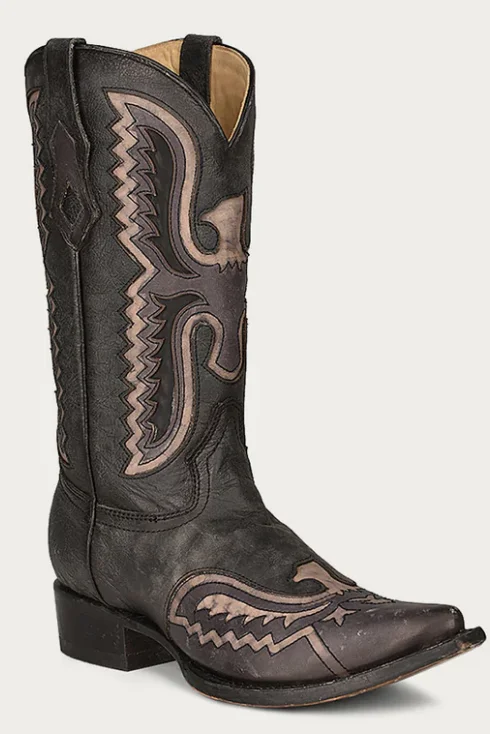 CORRAL MENS EAGLE INLAY BOOTS STYLE C3988