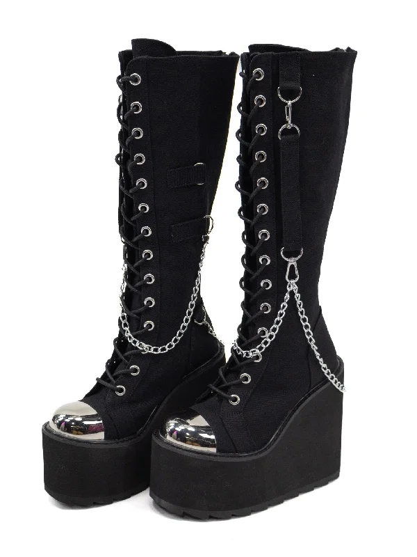 Detention Bondage Boot-Silver Y.R.U.