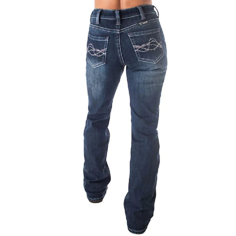 Cowgirl Tuff Women's Double Down Flannel Lined Jeans