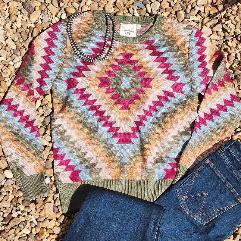 Geometric Star Sweater