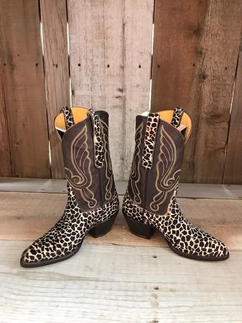 Giraffe Hair On Tres Outlaws Women's Classic Boot 1284 @