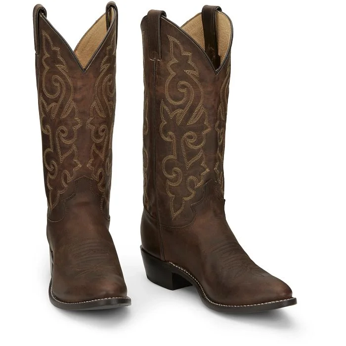 JUSTIN MENS BUCK WESTERN BOOTS STYLE 2253