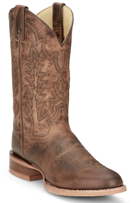 JUSTIN MENS CLANTON ROUND TOE WESTERN BOOTS STYLE CJ2045