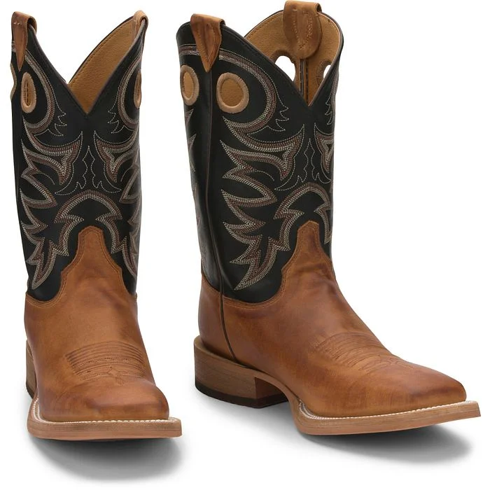 Justin Men's Pull Tab Western Boots Style BR740