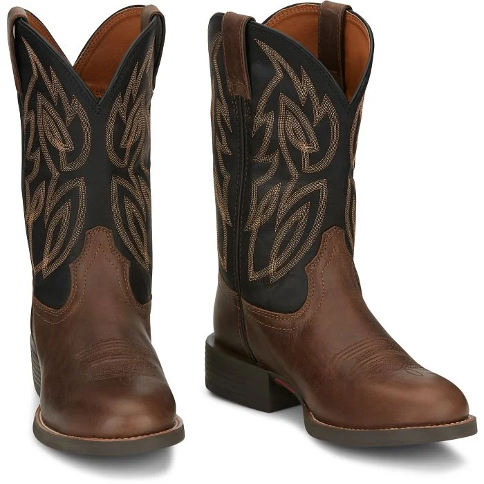 JUSTIN MENS RENDON WESTERN BOOTS STYLE SE7531