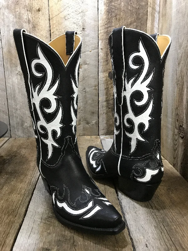 Kangaroo Black &  White Tres Outlaws Women's Classic Boot 2359