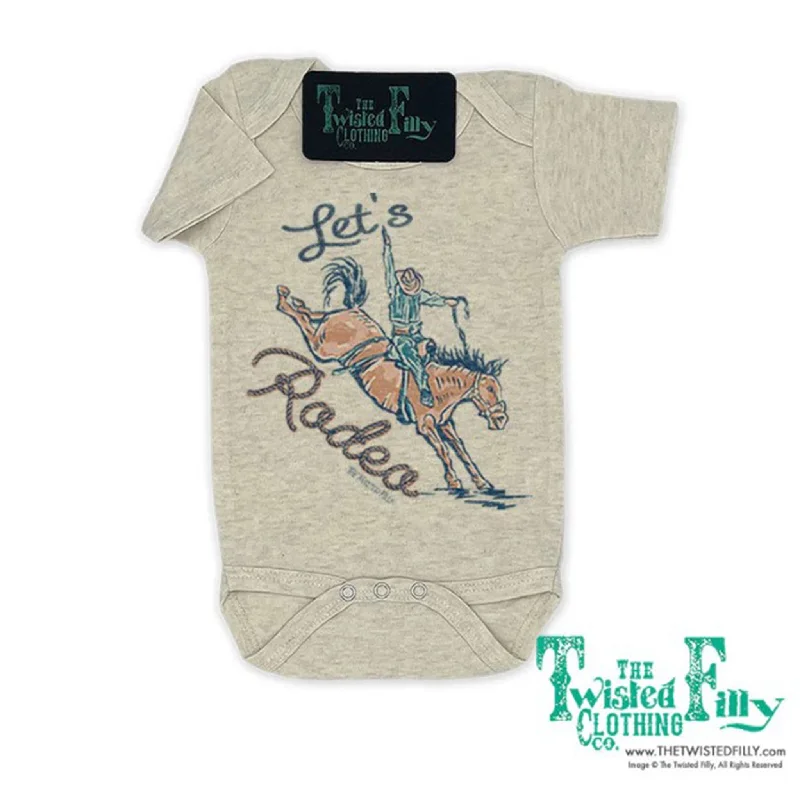 Twisted Filly Infant/Toddler Let's Rodeo Onesie