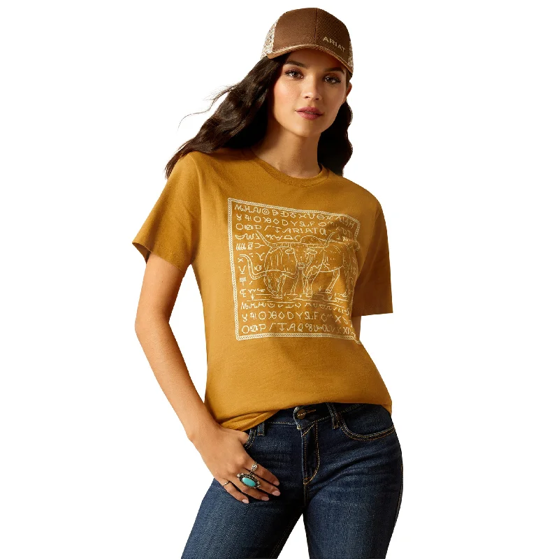 Ariat Harvest Gold Longhorn Tee