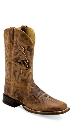 Old West Mens Square Toe Boots BSM1900